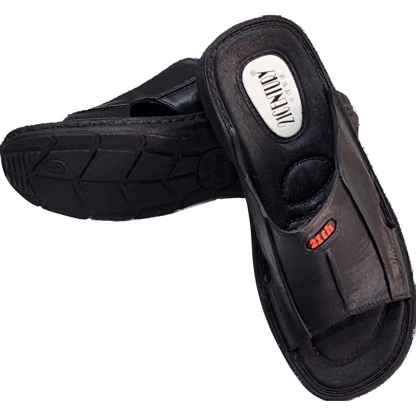 ●台灣製造【金星牌】960男拖(黑色)-細節圖2