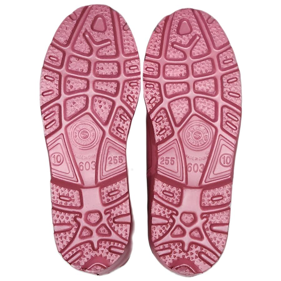 鈴木牌603女用超輕雨鞋(菱格紋-黑/紅)，可加購竹炭鞋墊!爬山也好用!!適用任何濕滑工作環境~~歡迎大宗購買!-細節圖6