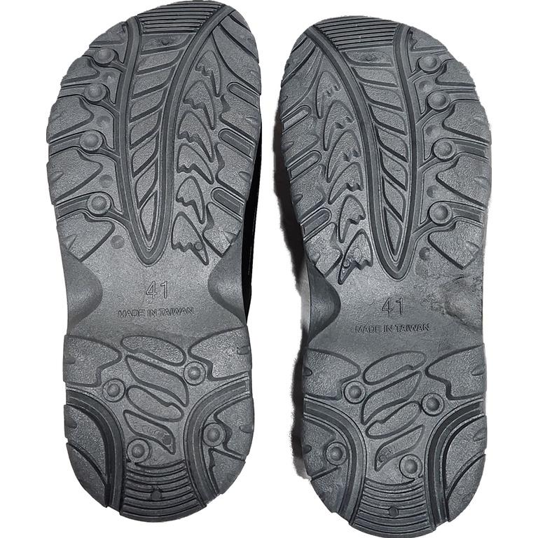 【三和牌】161男用防水工作鞋、雨鞋、廚師鞋，MIT製造防水耐磨耐油工作廚房鞋（黑) ，附鞋墊-細節圖4