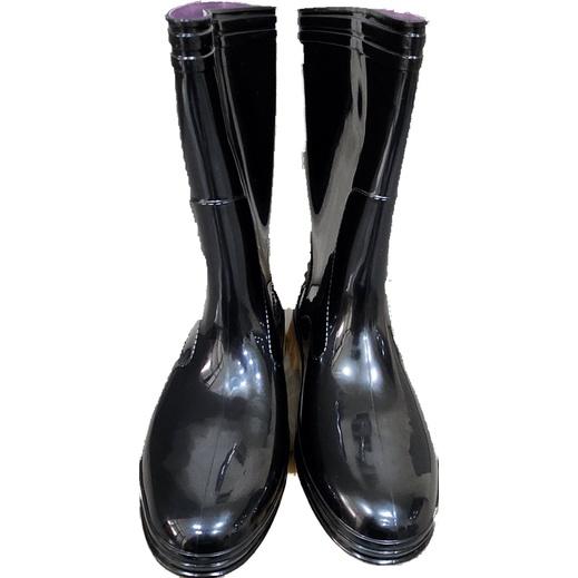 【皇力牌】淑女短雨鞋(經典黑)，可加購竹炭鞋墊!!，歡迎大宗購買~-細節圖4