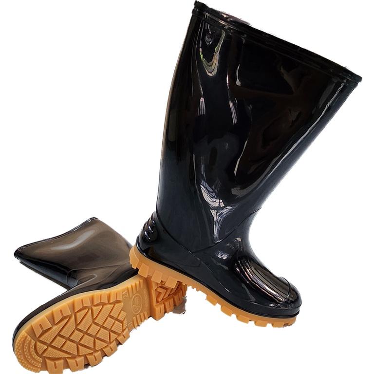 【皇力牌】特長女雨鞋(黑)，可加購竹炭鞋墊!!歡迎大宗購買~-細節圖2