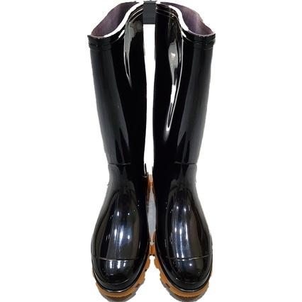 【皇力牌】特長女雨鞋(黑)，可加購竹炭鞋墊!!歡迎大宗購買~-細節圖3