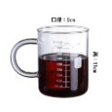 玻璃馬克杯 450ml 附刻度 馬克杯 玻璃杯 茶杯 沖咖啡 泡茶 耳掛咖啡-規格圖4