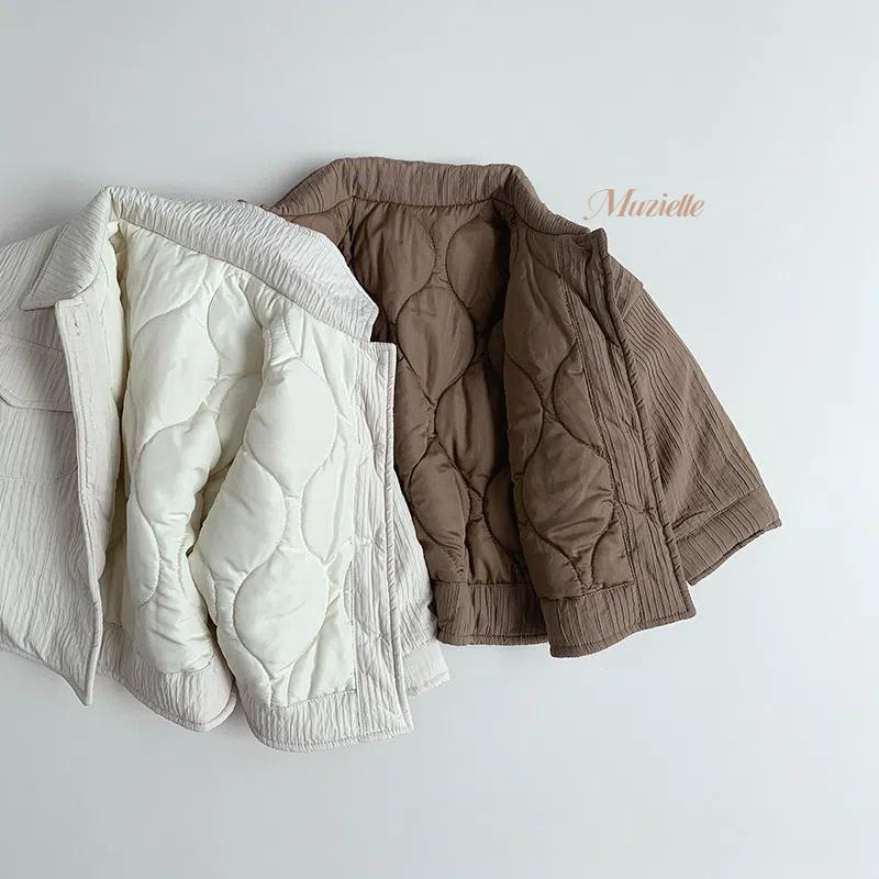 日系翻領夾棉外套 鋪棉外套 棒球外套 男童 男生 外套 秋冬 保暖-細節圖2