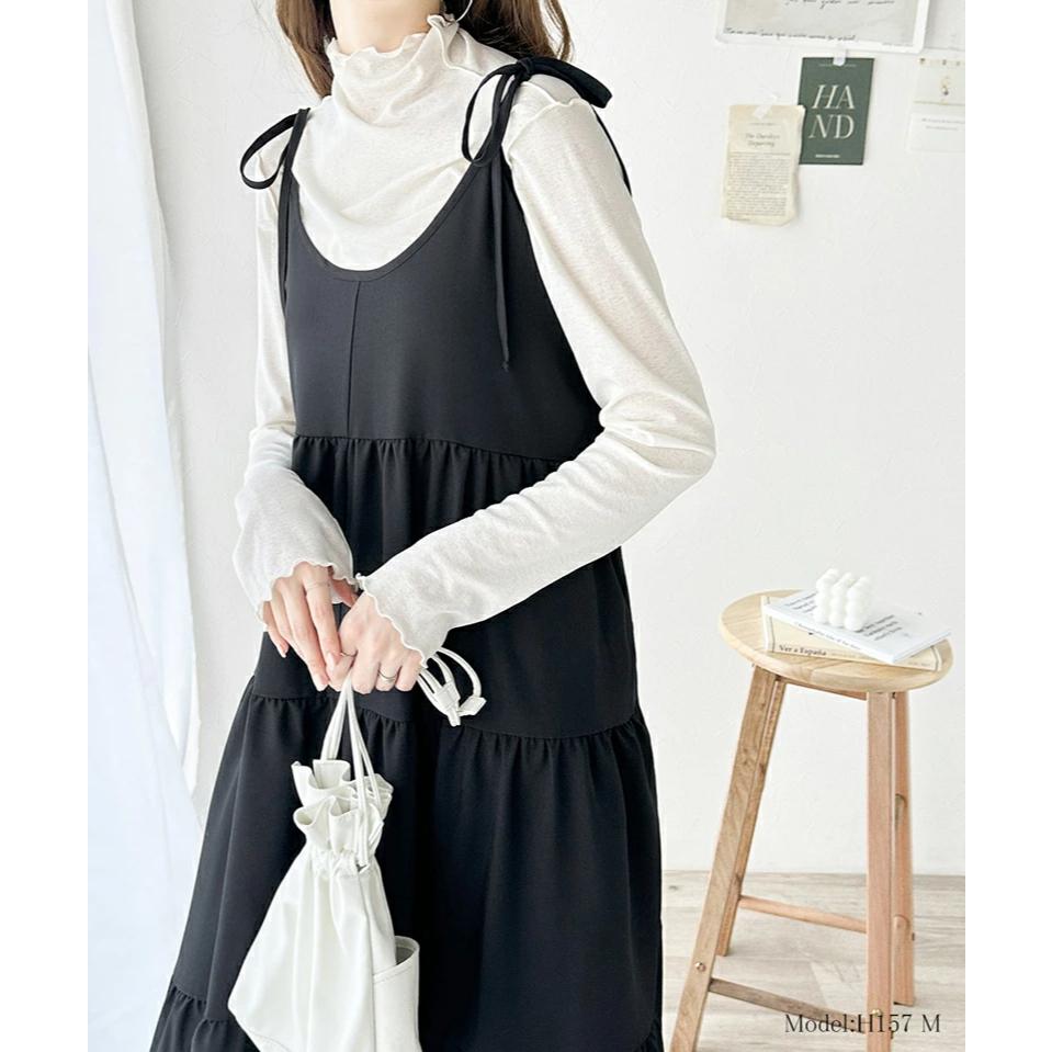 《 Classical Elf 》2way吊帶連身裙/蛋糕裙-細節圖5