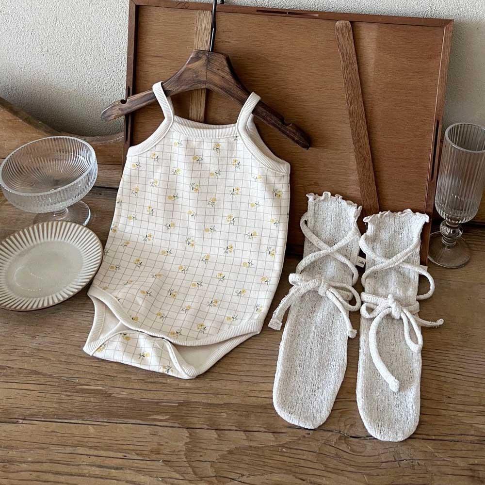 簡約吊帶三角包屁衣 背心包屁衣 夏天 透氣 涼爽 棉質-細節圖7