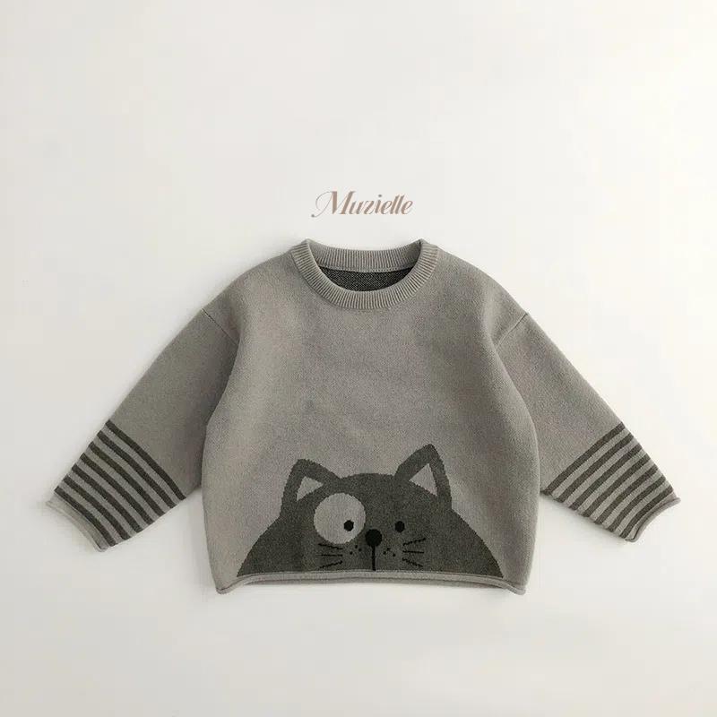 動物款圓領針織衫 秋冬 長袖 針織上衣 男童 女童 男生 女生-細節圖4