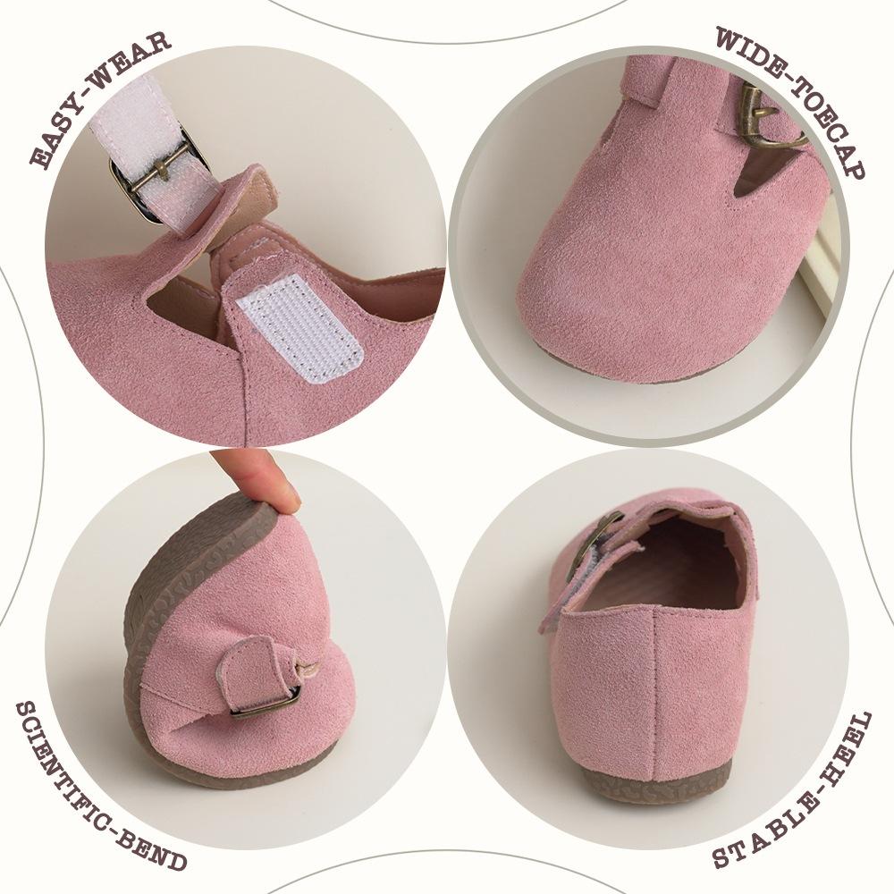 魔鬼氈包頭鞋 勃肯鞋 小皮鞋 寶寶鞋 兒童鞋 包頭鞋 黏貼 魔鬼氈 男童 女童 男生 女生-細節圖2