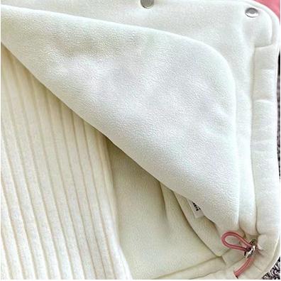 冬款拚色連帽外套(內加絨) 厚外套 冬季外套 女童 女生 連帽外套 絎縫外套-細節圖4