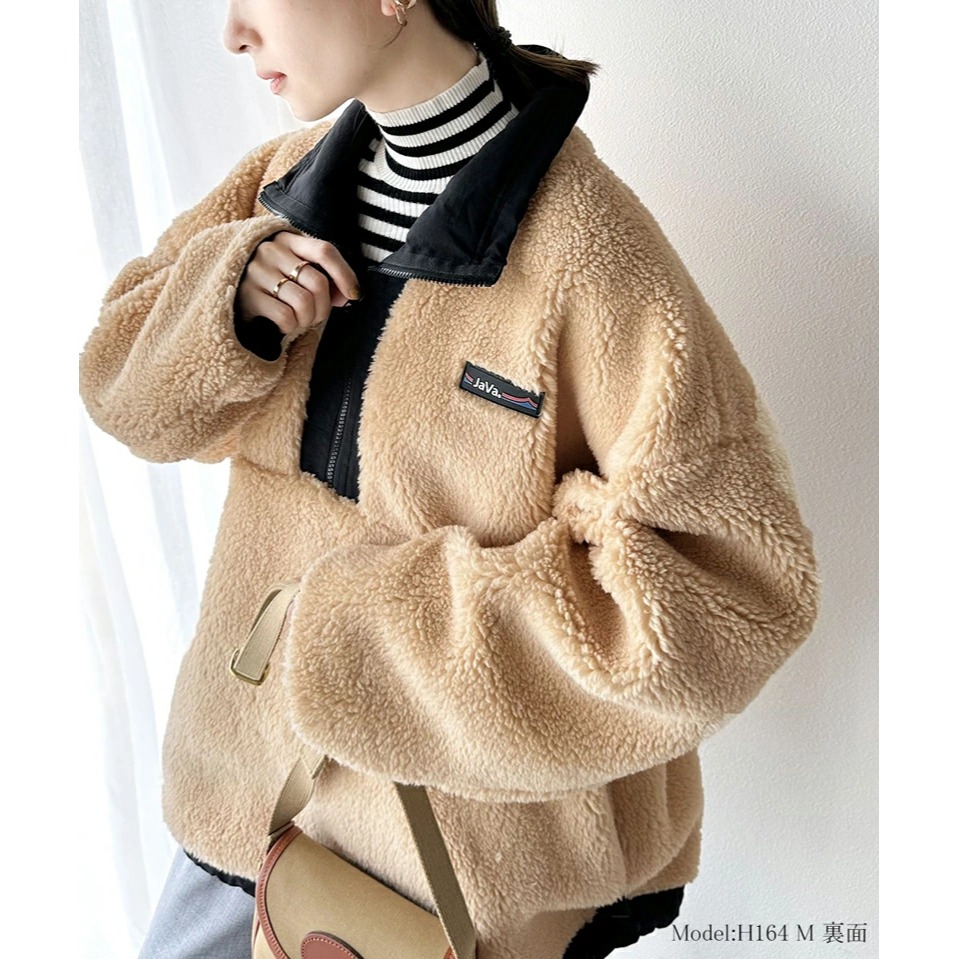 《 Classical Elf x Java》2WAY 半拉鍊雙面尼龍外套 JV1070054-細節圖2