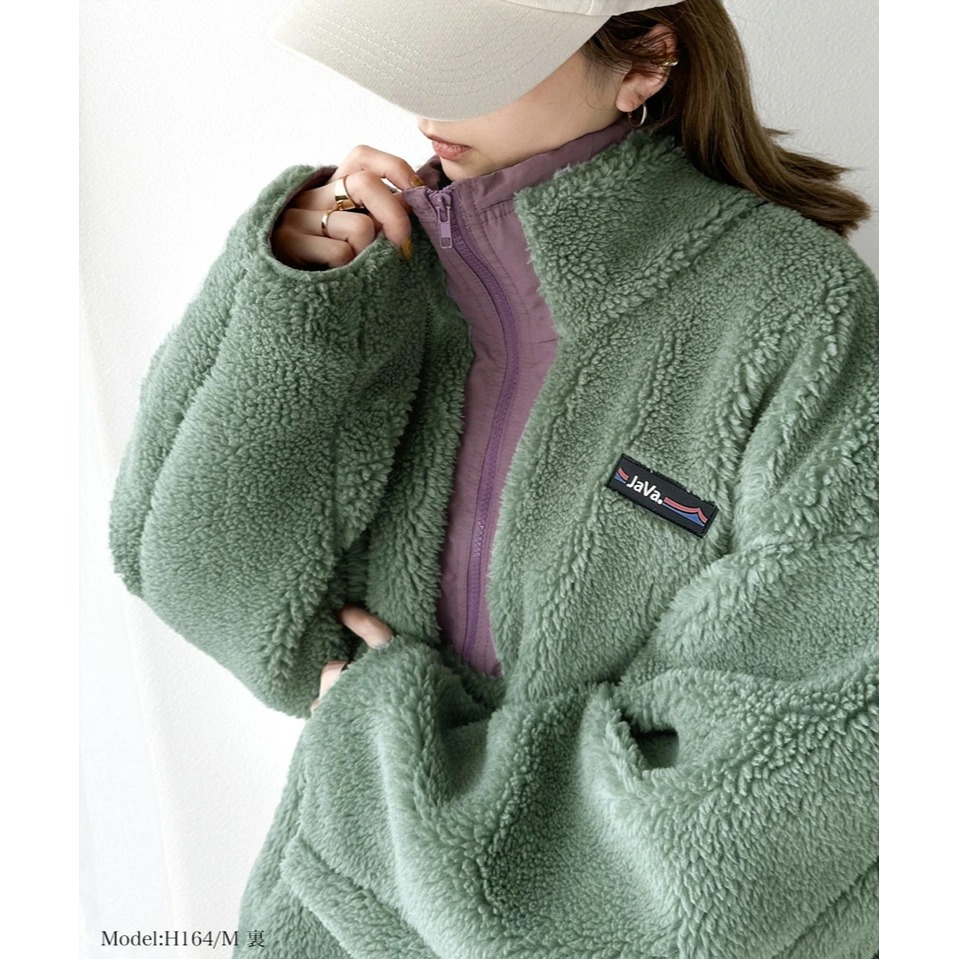 《 Classical Elf x Java》2WAY 半拉鍊雙面尼龍外套 JV1070054-細節圖6