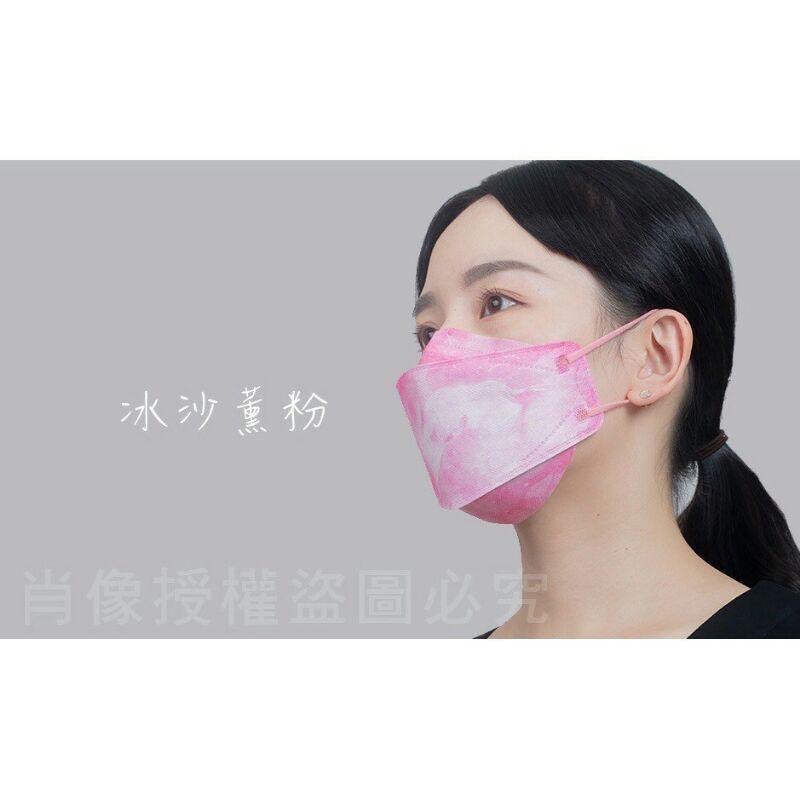 詠達YOKO 立體KF94台製雙剛印口罩 獨立包裝 30款 4D大人魚型口罩 船型口罩 奶茶色 木謹藍獨賣款 時尚橘-細節圖2