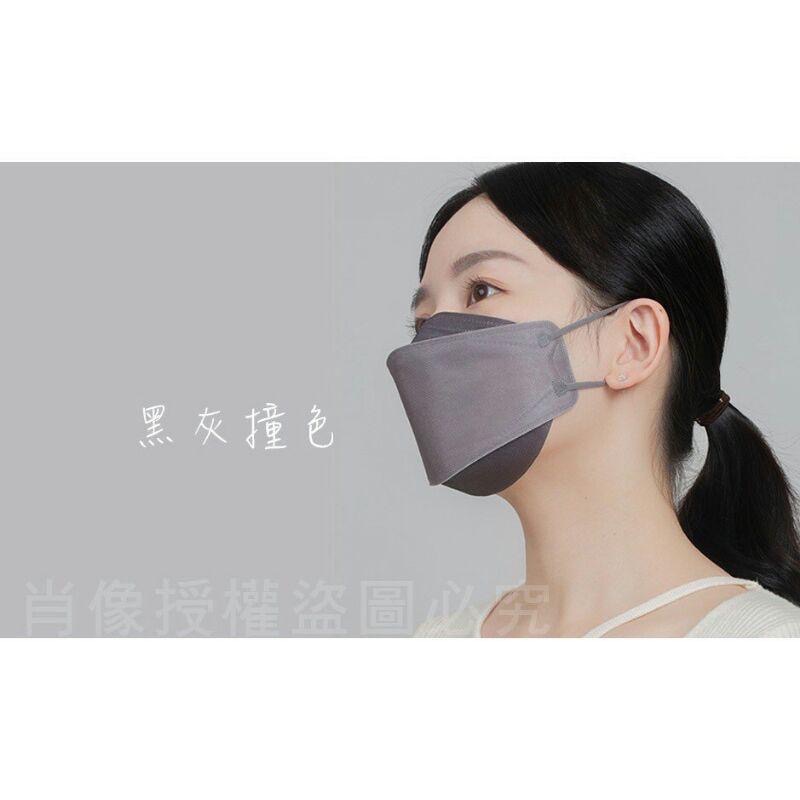 詠達YOKO 立體KF94台製雙剛印口罩 獨立包裝 30款 4D大人魚型口罩 船型口罩 奶茶色 木謹藍獨賣款 時尚橘-細節圖7