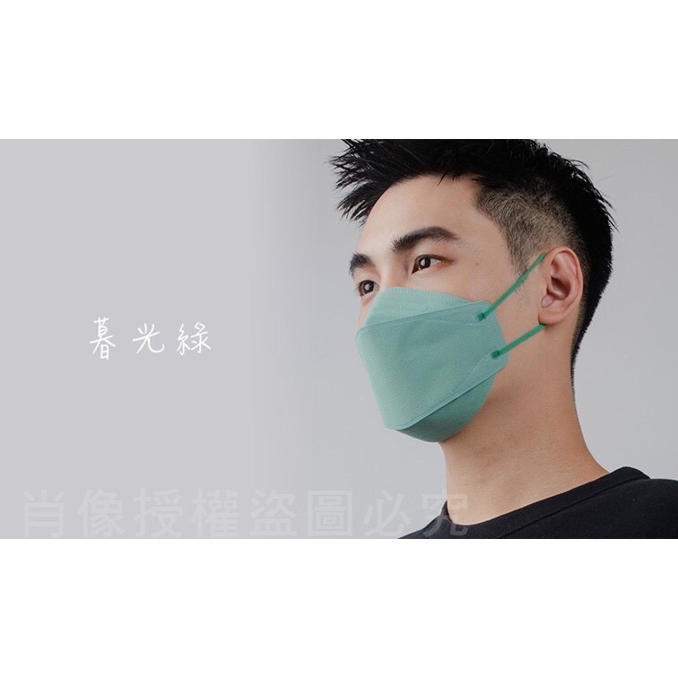 YOKU 友惠詠達單片獨立包裝 魚版型口罩 20入盒裝 雙剛印醫用立體口罩 大人4D船型口罩 奶茶色-規格圖9