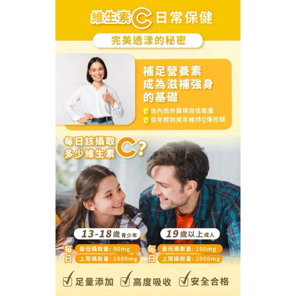 【S.SHOP】中化健康360 倍多喜 維他命C 30錠/袋  維生素C 維他命C 加贈口罩-細節圖4