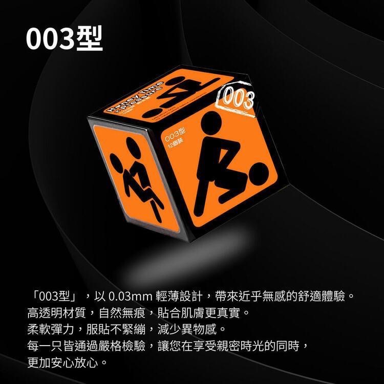 HoneyTime 哈妮來 樂活套 保險套 衛生套 避孕套 情趣 (三合一/虎牙顆粒/超薄/混合裝/003狼牙套 顆粒套-細節圖7