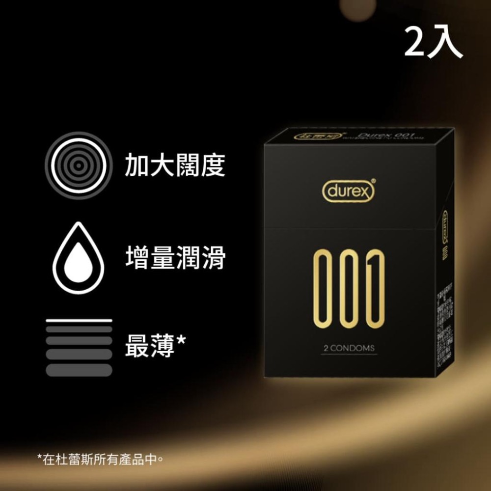 【S.SHOP】杜蕾斯001 水性PU聚氨酯保險套 衛生套 多規裝 2入x3盒+6入x1盒-細節圖2