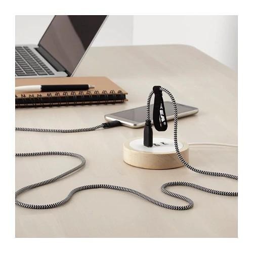 IKEA代購❤️ LILLHULT USB-Micro/Type C/Lightning 充電線-細節圖4