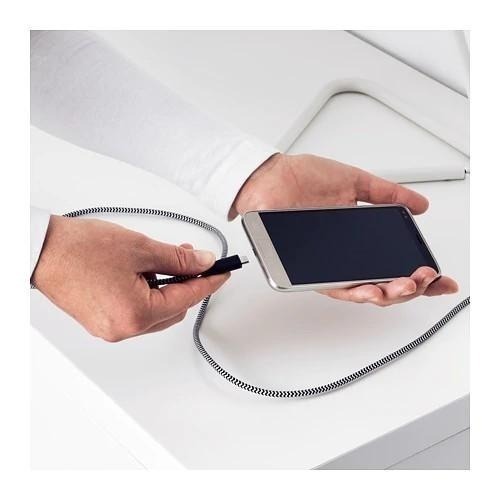 IKEA代購❤️ LILLHULT USB-Micro/Type C/Lightning 充電線-細節圖7