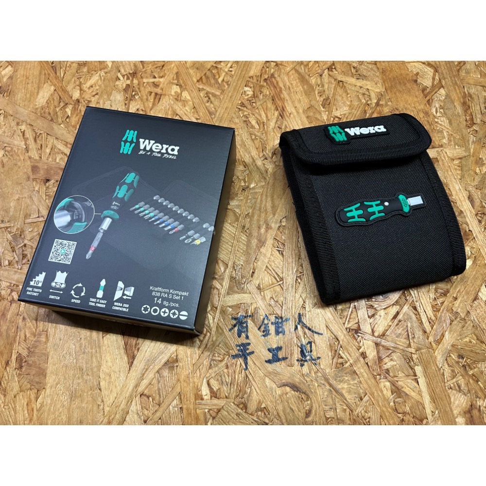 有鉗人工具 德國 Wera KK838RA S 14件組 2分 1/4” 迷你棘輪螺絲起子握柄（公司貨一天內出貨）-細節圖2