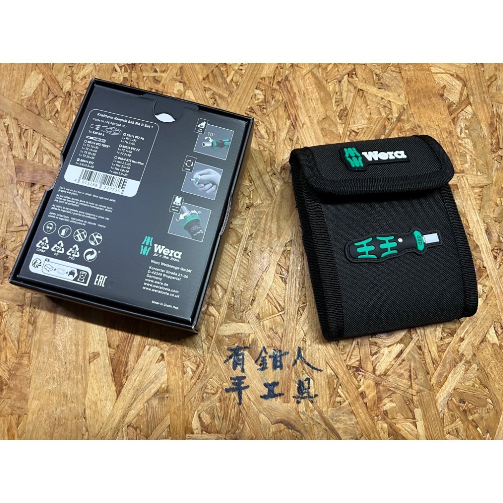 有鉗人工具 德國 Wera KK838RA S 14件組 2分 1/4” 迷你棘輪螺絲起子握柄（公司貨一天內出貨）-細節圖3