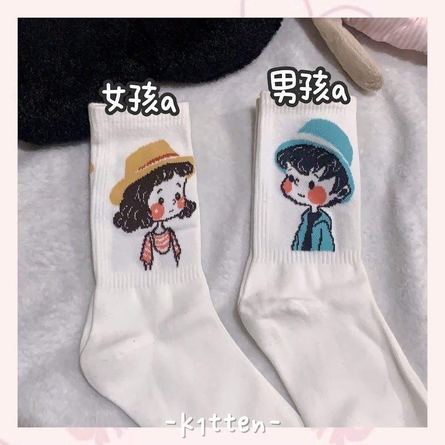 現貨多組優惠.ᐟ.ᐟ可愛襪襪 卡通Ins風襪子-細節圖4