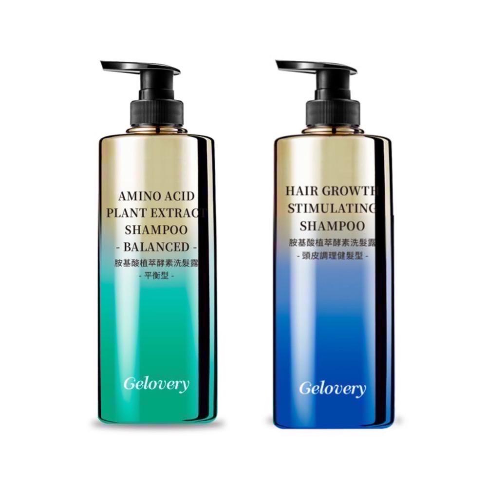 平衡洗髮(玫瑰之水)500ml1罐＋洗髮露-健髮型500ml1罐