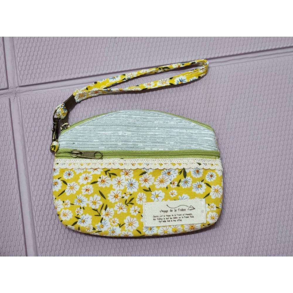 拼布 碎花 零錢包 手拿包-細節圖8