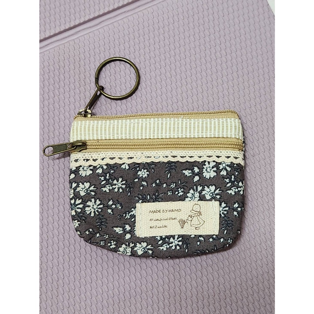 拼布 碎花 零錢包 收納包-細節圖5