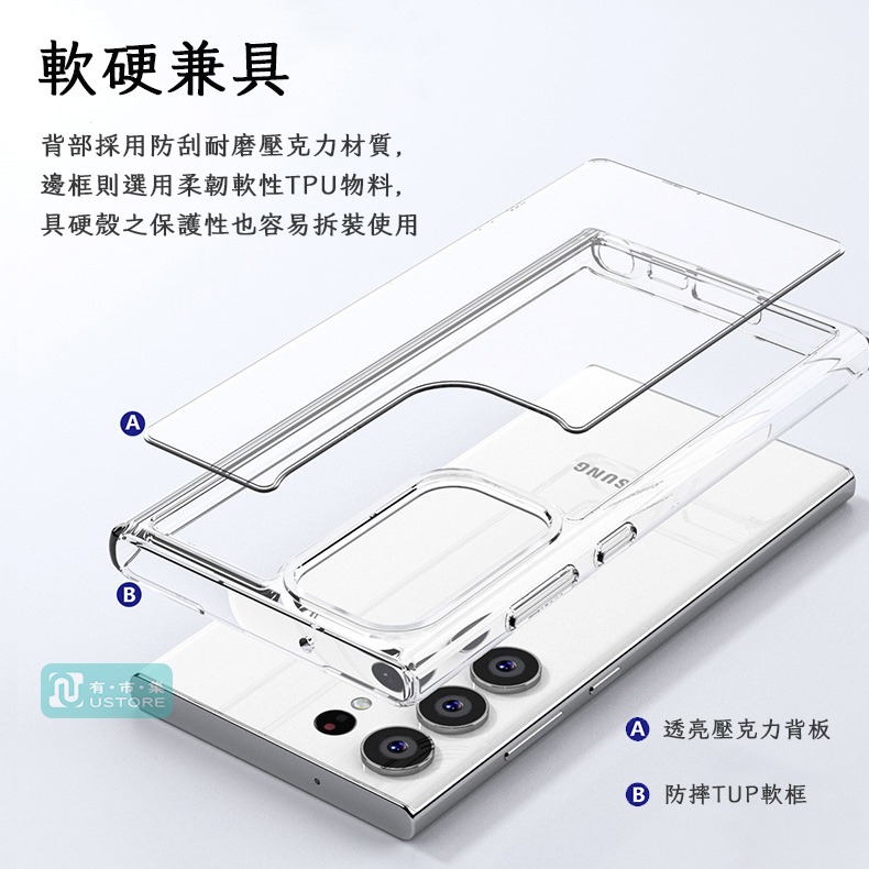 適用 Google Pixel 7a 7 6a 6 5 4a Pro 5G▢強固型軍規級透明防摔耐久不變色手機殼保護殼-細節圖3