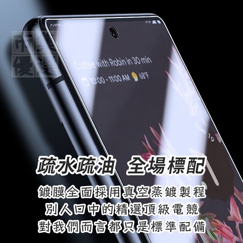 適用 Pixel系列指紋解鎖霧面磨砂 / 亮面滿版保護貼▢Pixel 9 8 8a 7 7a 6 6a Pro XL-細節圖3