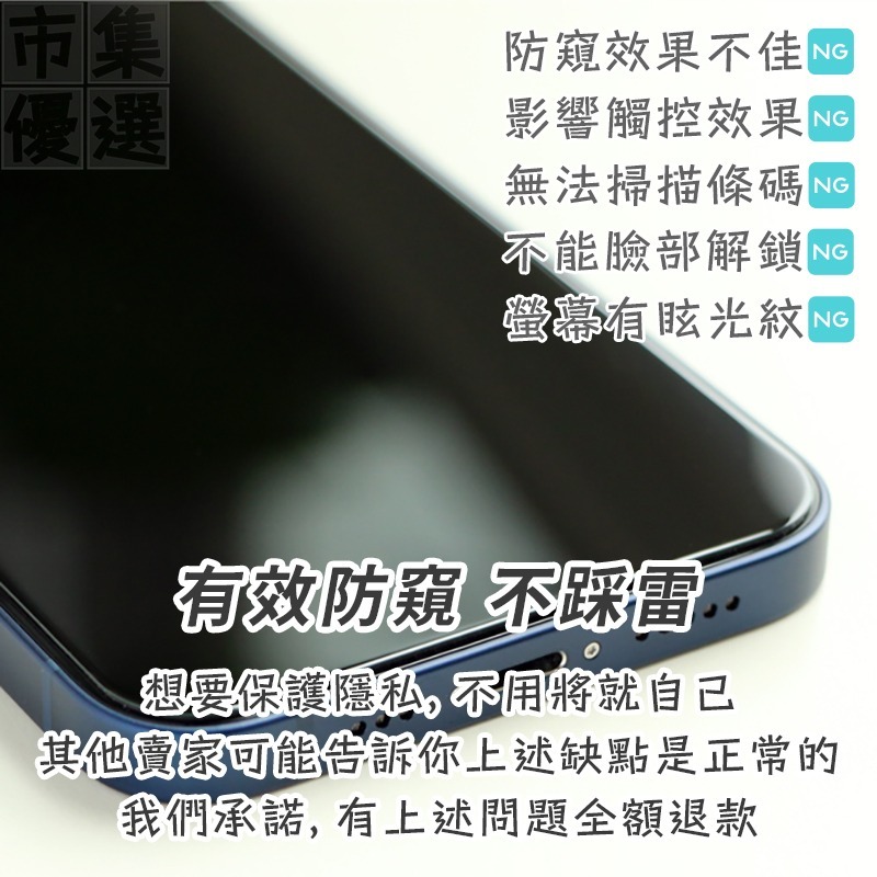 適用iPhone16系列360度防窺/霧面/亮面鋼化玻璃螢幕保護貼鋼化膜▢iPhone 16e 16 Pro Plus-細節圖6