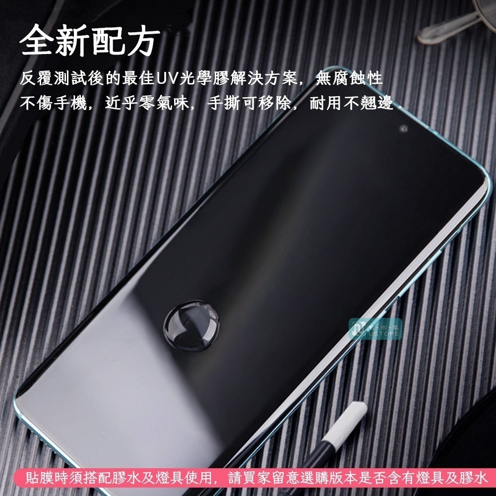 適用小米系列可指紋解鎖滿版全透明/霧面磨砂UV膠鋼化玻璃螢幕保護貼▢小米 14 13 12 11 Pro Ultra-細節圖4