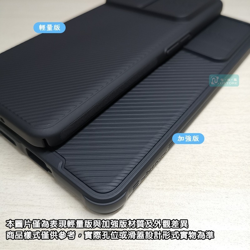 適用紅米Redmi系列滑蓋護鏡防摔全包保護殼手機殼▢紅米Note13 紅米Note12 紅米Note11 Pro-細節圖8