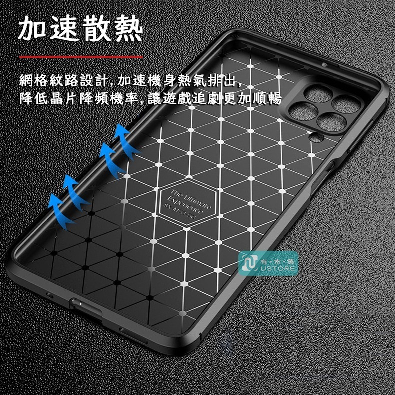 適用三星M系列霧面時尚碳纖維紋防指紋防摔手機殼 保護殼 保護套▢M14 M34 M53 M33 5G-細節圖3