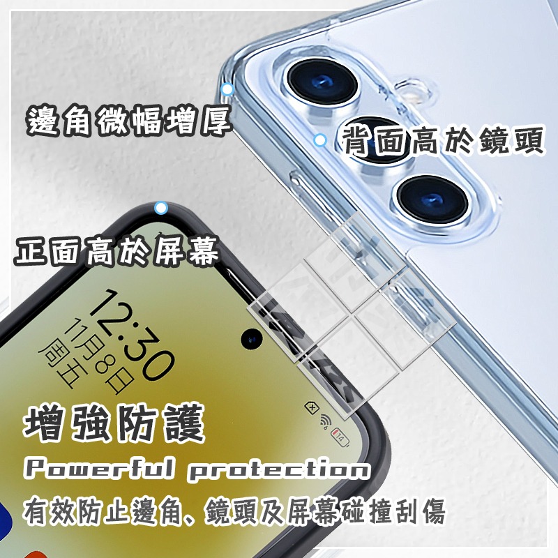 適用三星Galaxy FE系列全透明強固型軍規級膚感防指紋防摔手機殼 保護殼 S24 S23 S21 FE-細節圖6