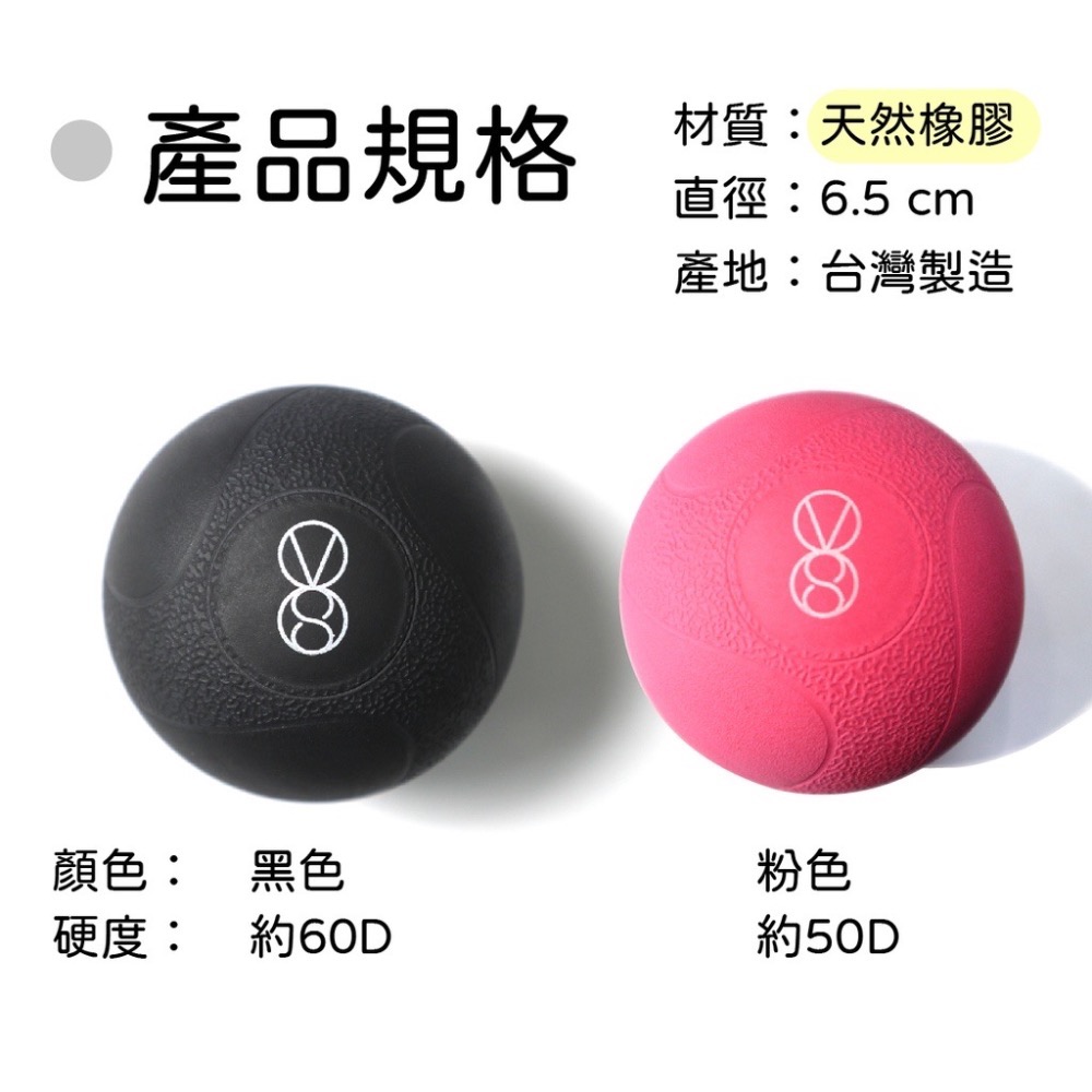 🔹美自慢🔹天然橡膠筋膜球收納袋組合（深灰60D+粉50D）-細節圖2