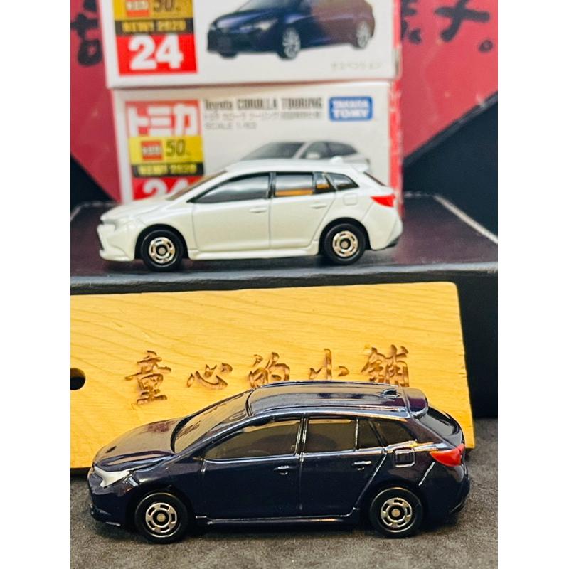 TOMICA 多美小汽車 2020 NEW 24 TOYOTA 豐田 Corolla Touring 一般/初回 新車貼-細節圖3