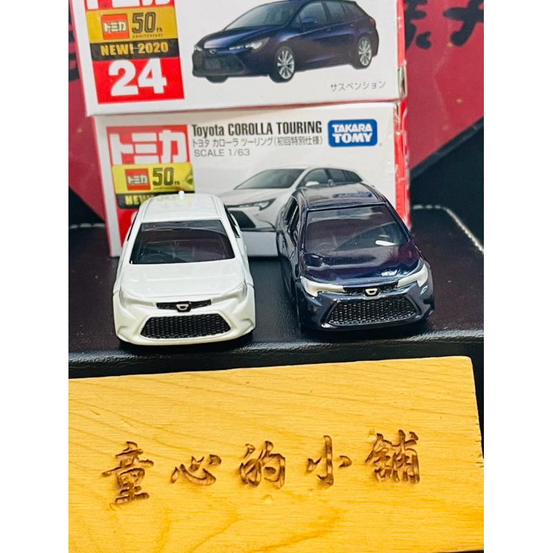TOMICA 多美小汽車 2020 NEW 24 TOYOTA 豐田 Corolla Touring 一般/初回 新車貼-細節圖4
