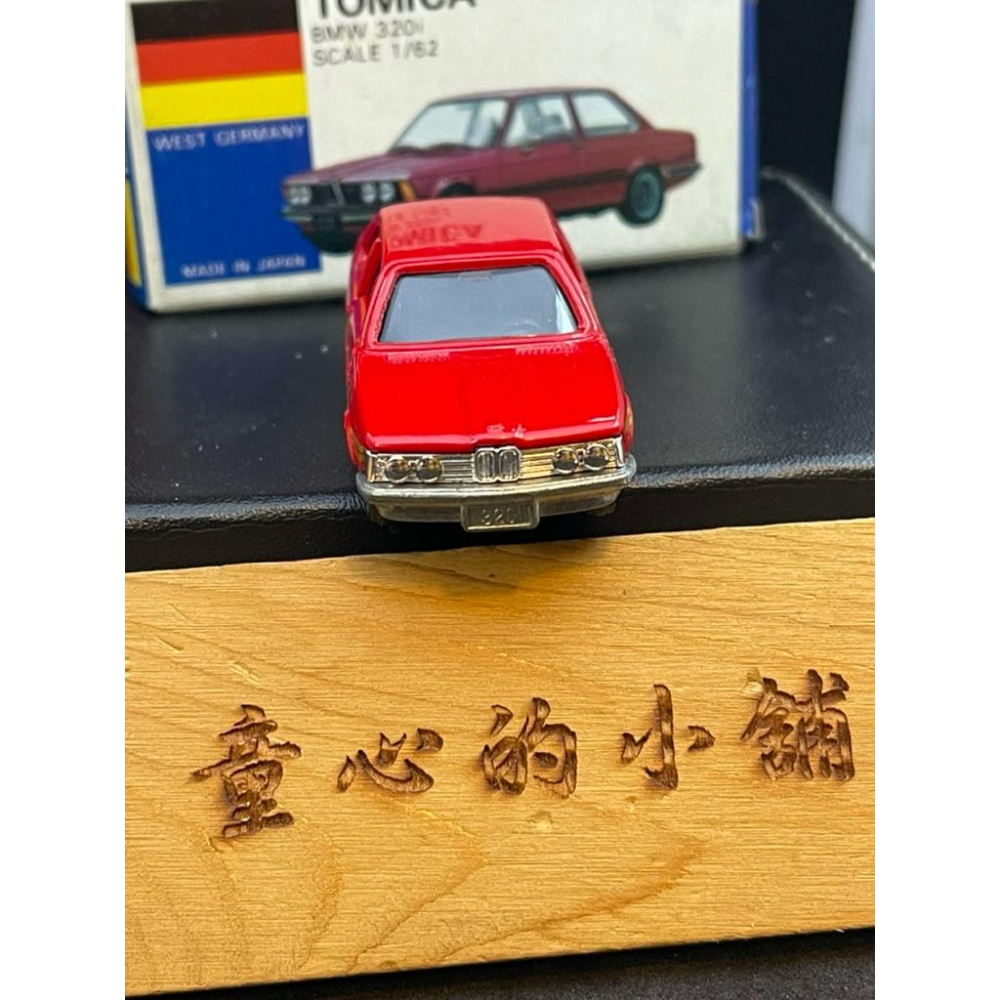 Tomica 日本製 藍盒 no.F43 BMW 320i 寶馬 紅色 絕版-細節圖2
