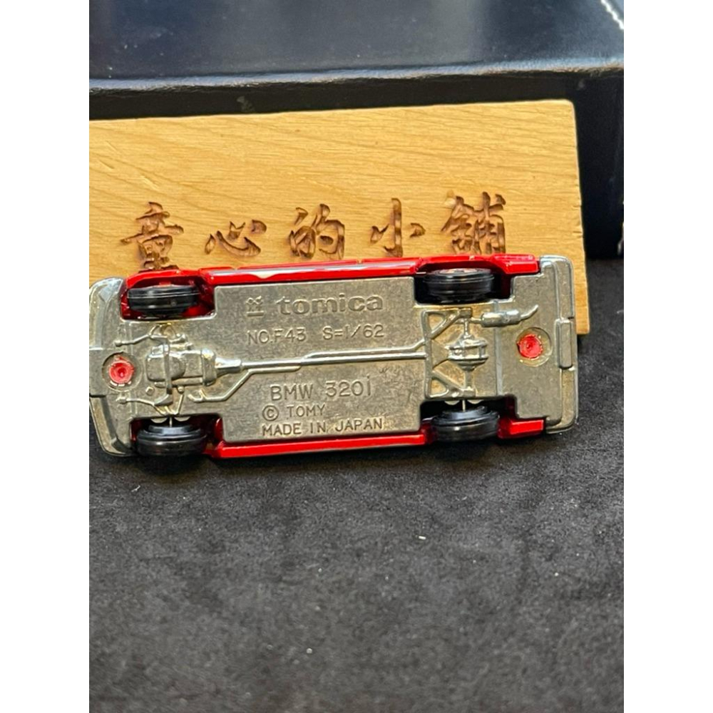 Tomica 日本製 藍盒 no.F43 BMW 320i 寶馬 紅色 絕版-細節圖4