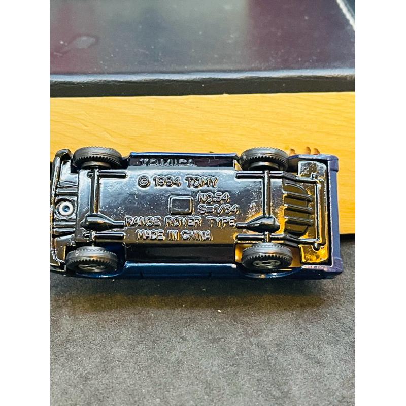 多美 tomy Tomica 54 Range Rover TYPE 路寶 路虎 小盒 紅標  2附膠盒-細節圖6