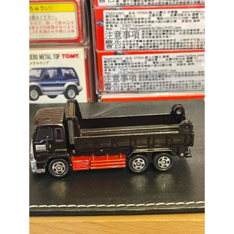 Tomica  黑色 ISUZU GIGA 砂石車 特注-細節圖8