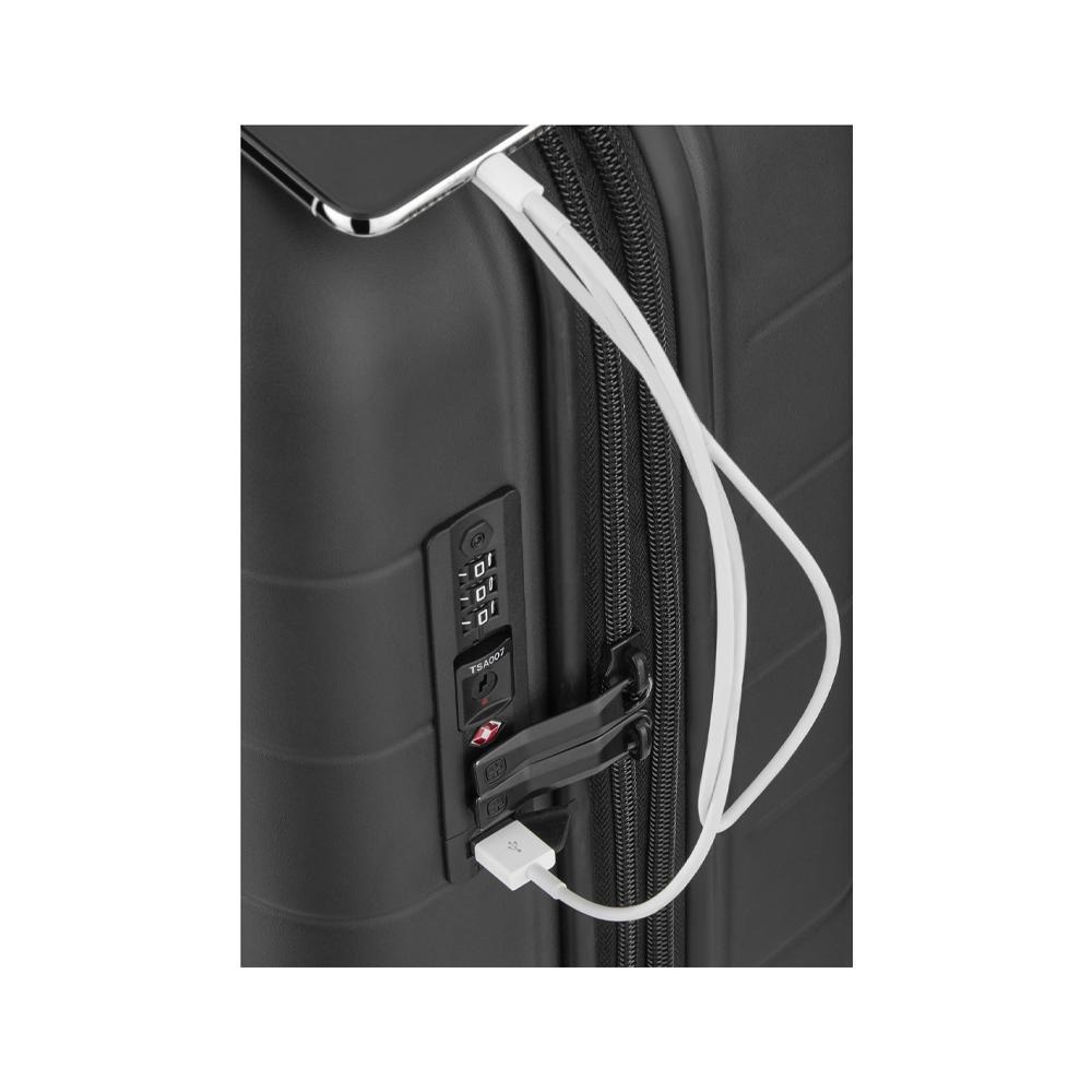 WENGER 威戈 Syntry 前開可放筆電行李箱 20吋 黑灰 610163-細節圖7