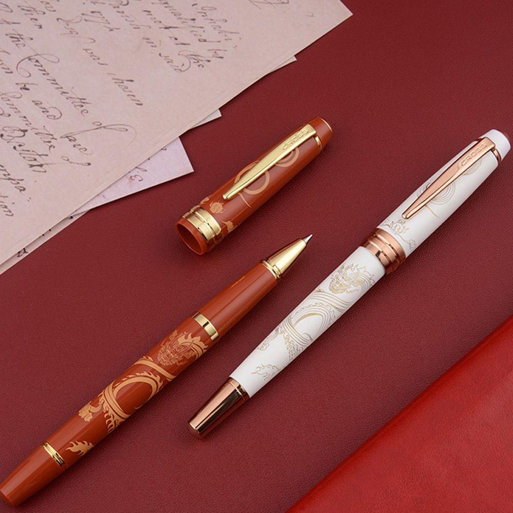 CROSS Bailey貝禮系列 2024龍年紀念鋼珠筆 白桿 AT0455-23-細節圖2