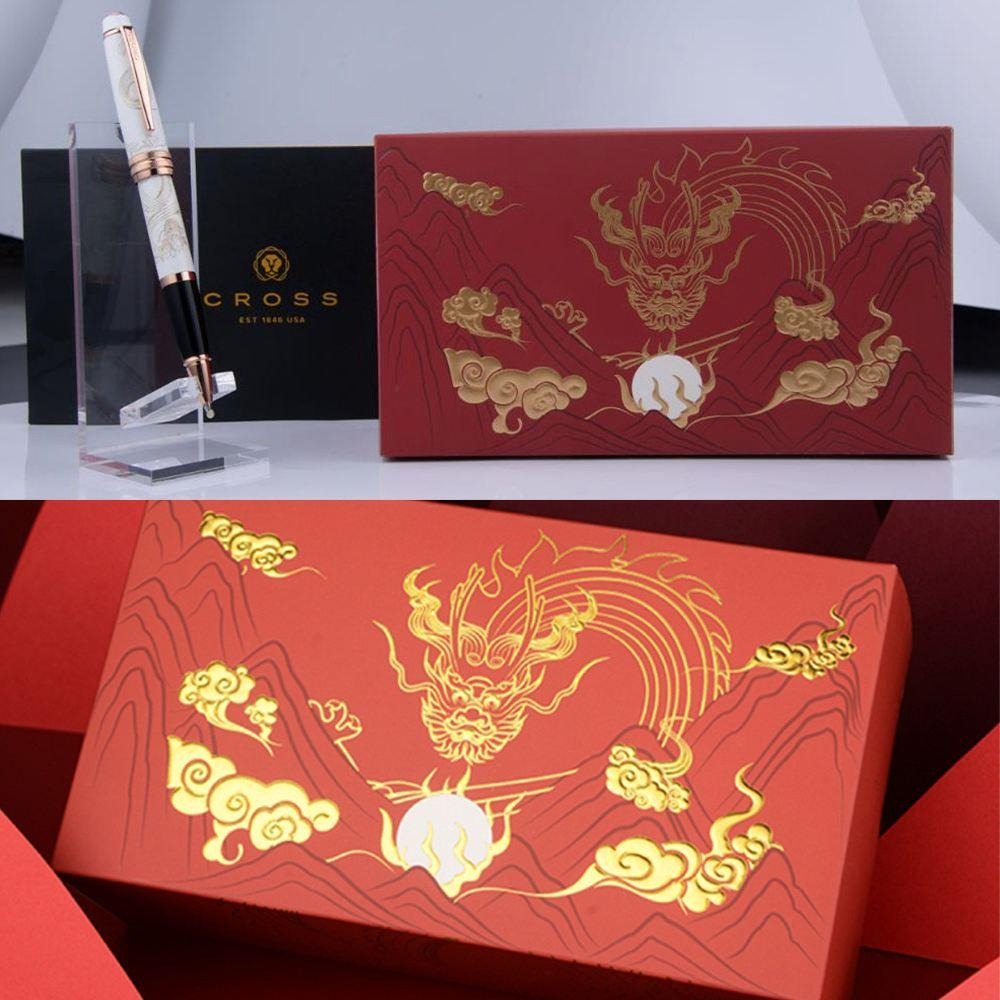 CROSS Bailey貝禮系列 2024龍年紀念鋼珠筆 白桿 AT0455-23-細節圖5