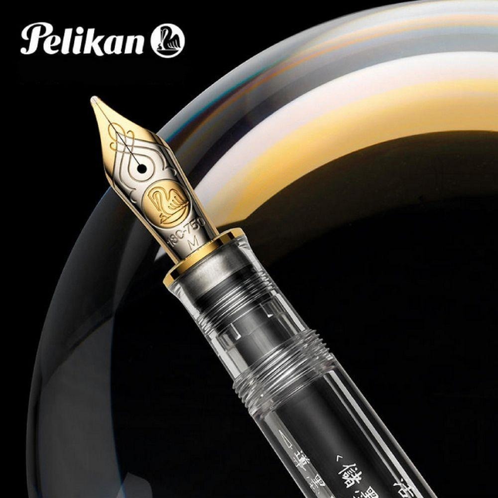 Pelikan 百利金 M800 鋼筆 透明示範筆 F-細節圖3