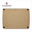 VICTORINOX 瑞士維氏 多合一防滑砧板L(附凹槽) 44.4x33x0.6 cm 咖/黑 7.4127-規格圖8