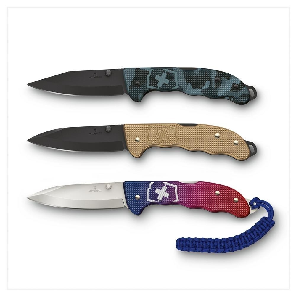 VICTORINOX 瑞士維氏 瑞士刀 Evoke Alox 折疊式獵刀 0.9415 0.9425-細節圖2