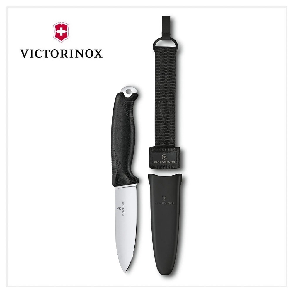 VICTORINOX 瑞士維氏 戶外專業直刀+磨刀棒組合 3.0902/3.0902.3/3.0902.4+4.3323-規格圖9